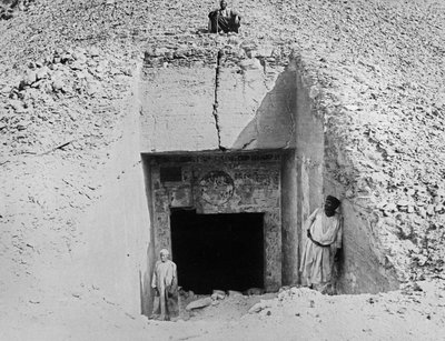 The Entrance to a Tomb by English Photographer